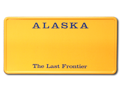 US plate - Alaska